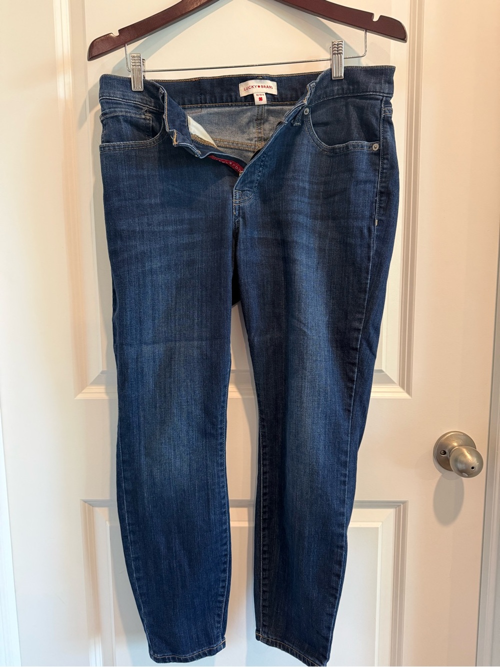 Lucky Brand Women's Dark Indigo Skinny Jeans